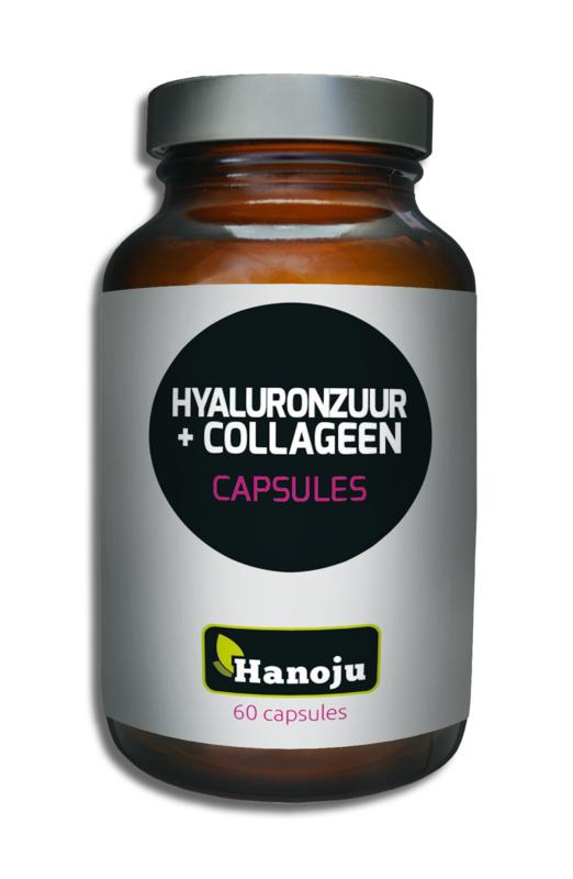 Hanoju Hyaluronzuur & collageen 60.00 Vegetarische capsules