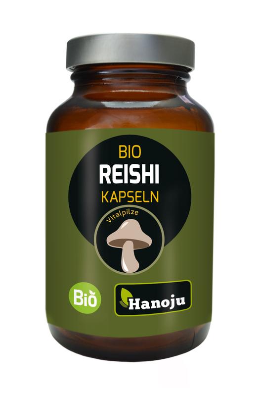 Hanoju Reishi extract bio 90.00 Vegetarische capsules