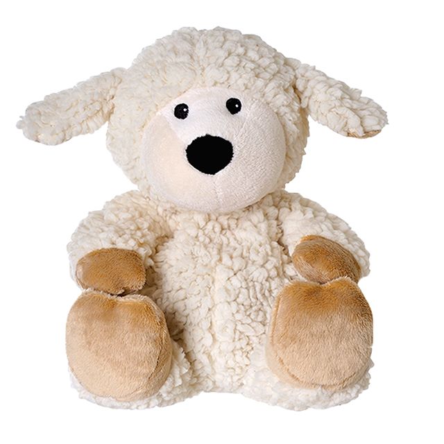 Warmies Schaap lockesherpa beige uitneembare vull 1.00 Stuks
