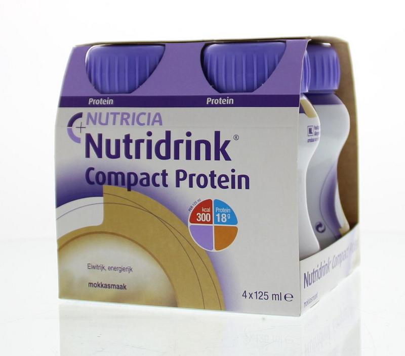 Nutridrink Compact protein mokka 125ml  4.00 Stuks