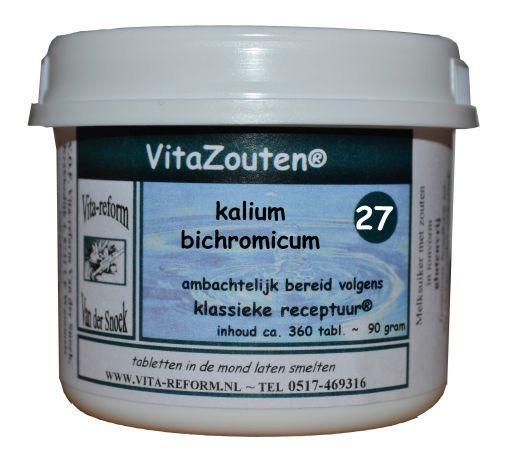 Vitazouten Kalium bichromicum VitaZout nr. 27 360.00 Tabletten