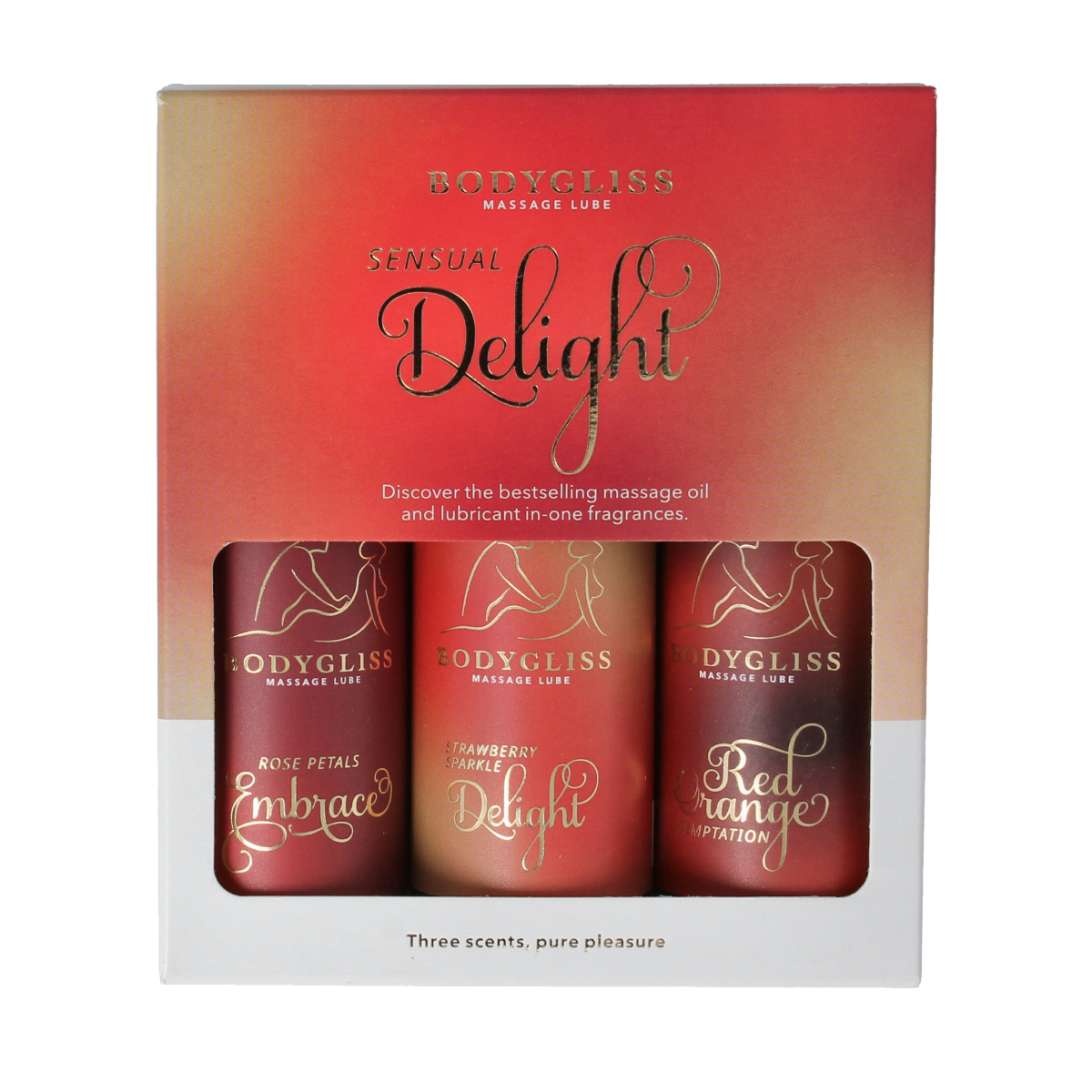 Bodygliss Sensual delight three-pack travel edition 150.00 Milliliter