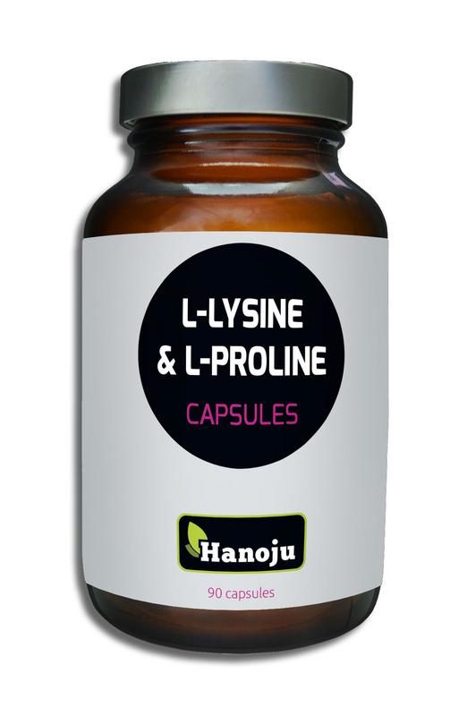 Hanoju L-Lysine & L-Prolin 90.00 Vegetarische capsules