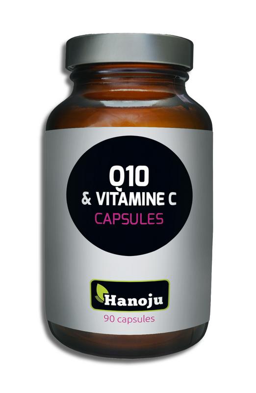 Hanoju Co-enzym Q10 30mg vitamine C 500mg 90.00 Vegetarische capsules