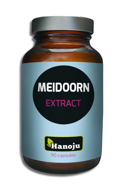 Hanoju Meidoorn extract 450mg 90.00 Vegetarische capsules