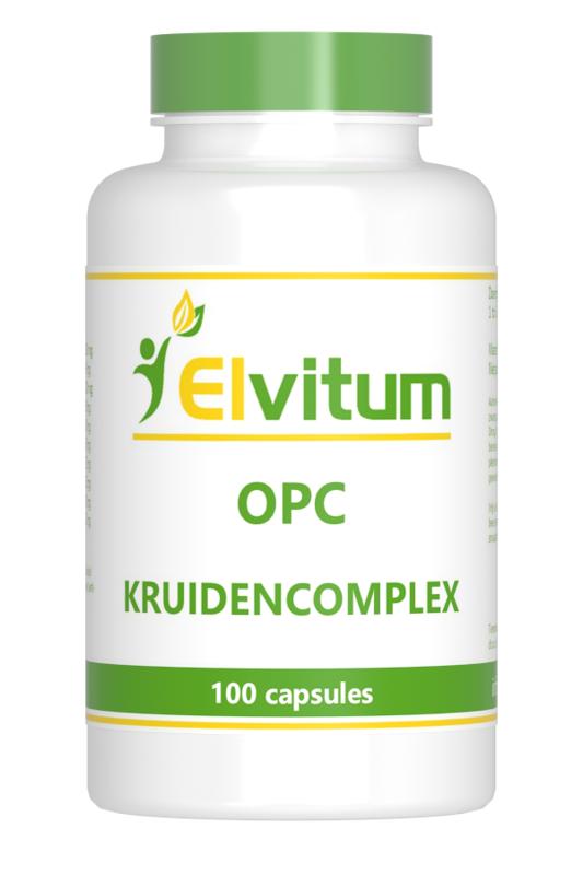 Elvitum  OPC kruidencomplex 100.00 Vegetarische capsules