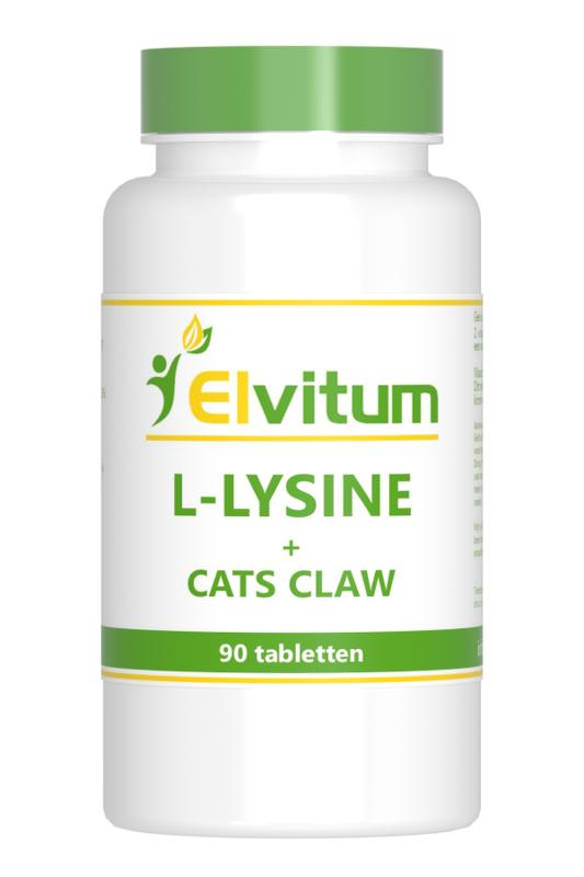 Elvitum  L-Lysine cats claw 90.00 Tabletten