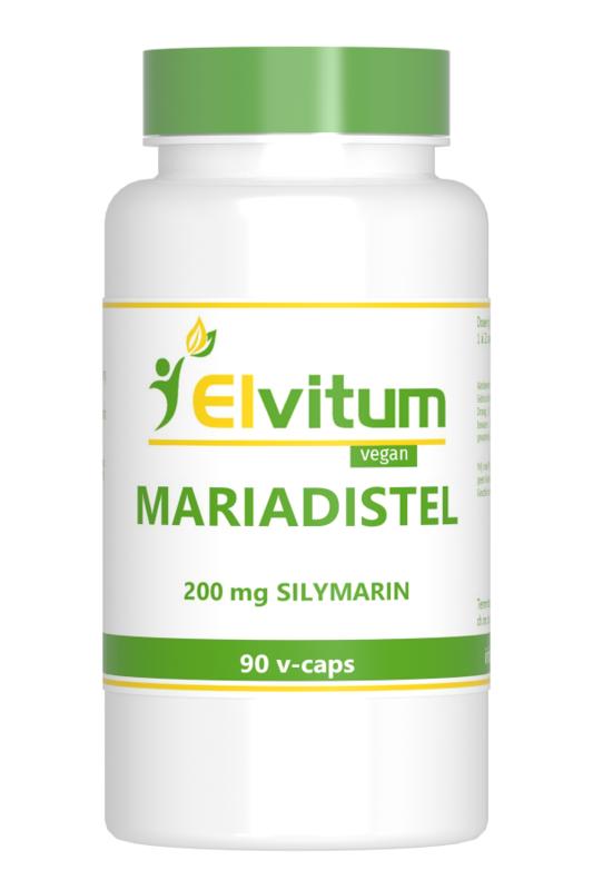 Elvitum  Mariadistel 90.00 Vegetarische capsules