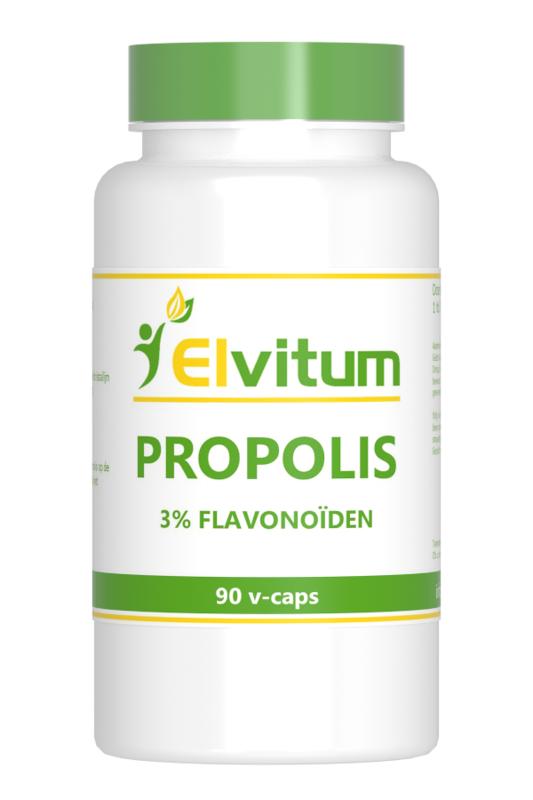 Elvitum  Propolis 3% flavonoiden 90.00 Vegetarische capsules