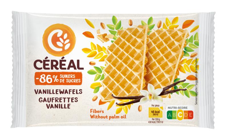 Cereal Vanillewafels suikervrij maltitol 90.00 Gram