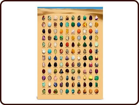 Ruben Robijn Edelsteen poster A4 1.00 Stuks