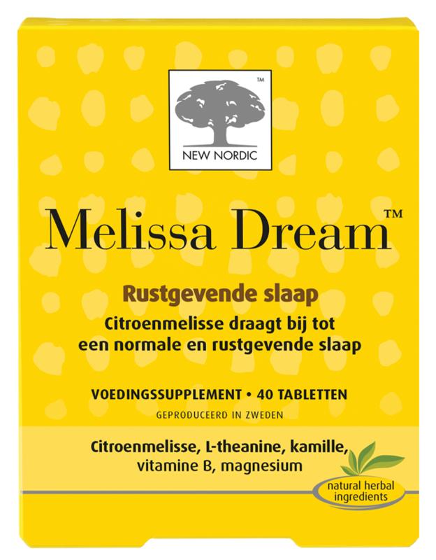 New Nordic Melissa dream 40.00 Tabletten
