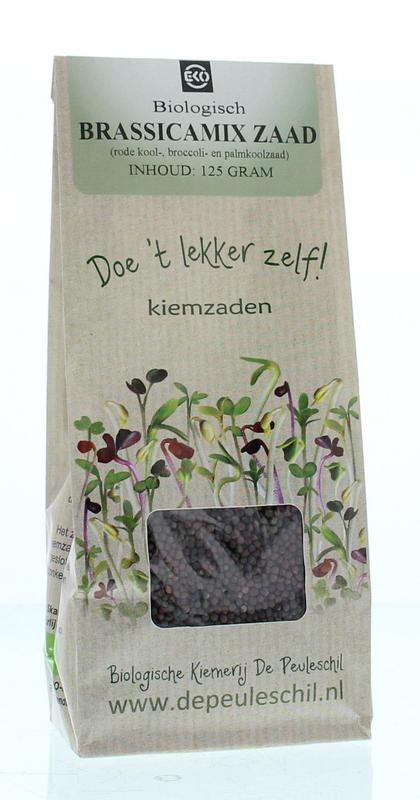 Peuleschil Brassicamix zaad bio 125.00 Gram