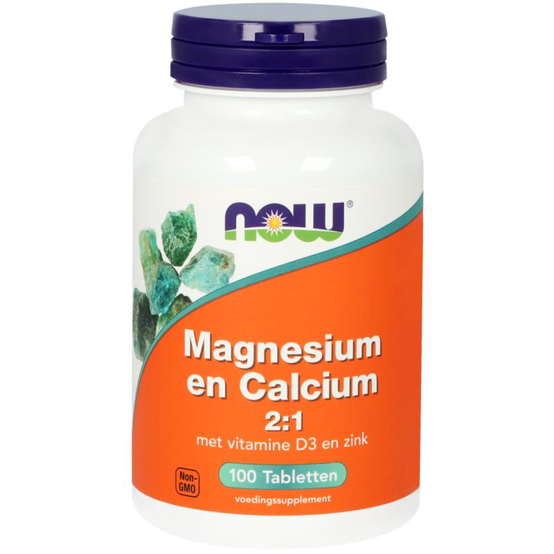 NOW Magnesium & calcium 2:1 100.00 Tabletten