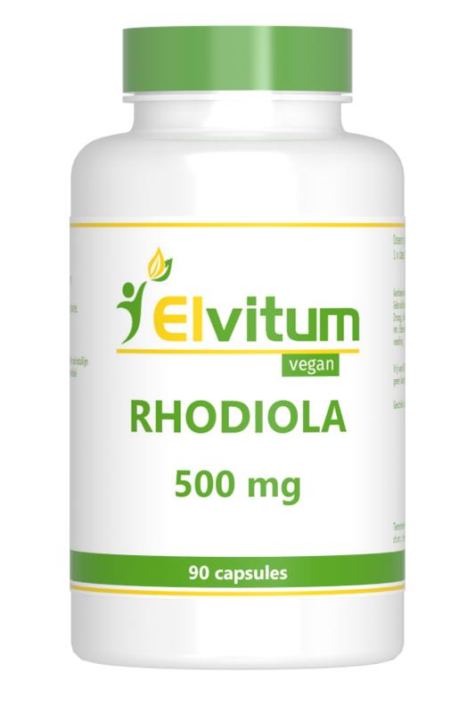 Elvitum  Rhodiola 500mg 90.00 Vegetarische capsules