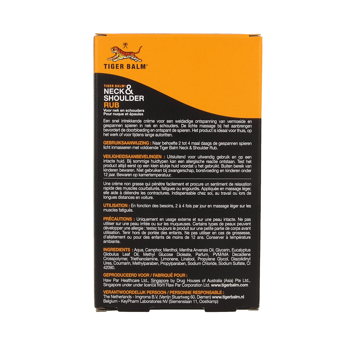 Tiger Balm Tijgerbalsem neck en shoulder rub 50.00 Gram