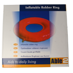 Able 2 Ringkussen opblaasbaar rubber 46 cm  1.00 Stuks
