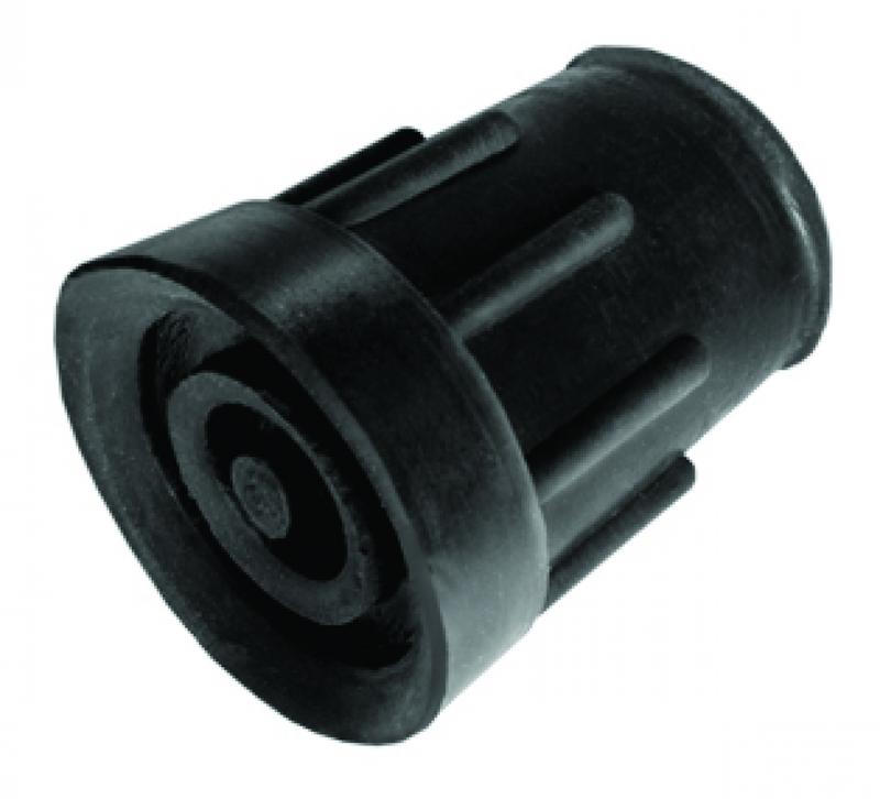 Able 2 Kruk-en stokdoppen 21mm zwart 2.00 Stuks