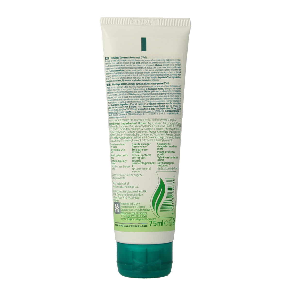 Himalaya Herbal purifying neem scrub 75.00 Milliliter