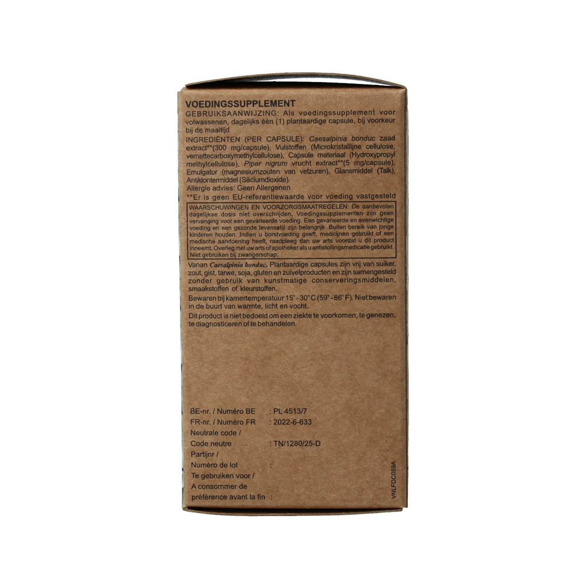 Vanan Bonduc nut 60.00 Capsules