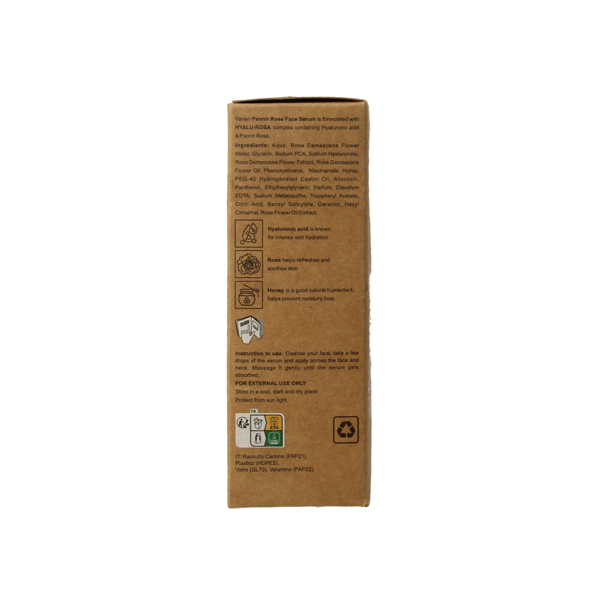 Vanan Pannir rose face serum 30.00 Milliliter