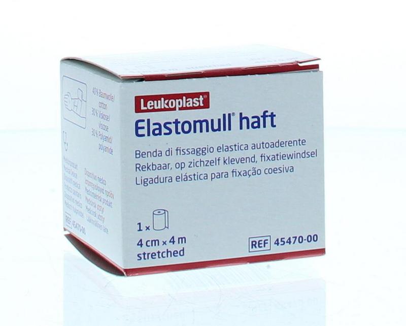 Elastomull Fixatiewindsel haft 4m x 4cm 45470 1.00 Stuks