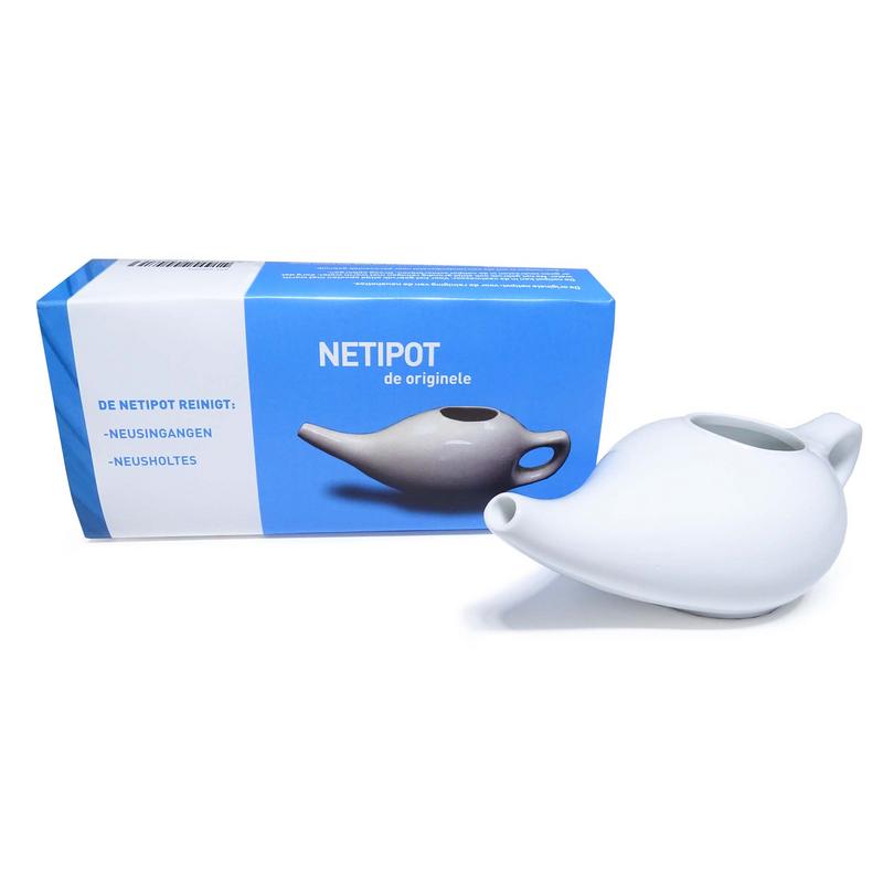 Ayurveda Health Neti pot aardewerk wit 1.00 Stuks