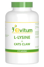 Elvitum  L-Lysine cats claw 270.00 Tabletten
