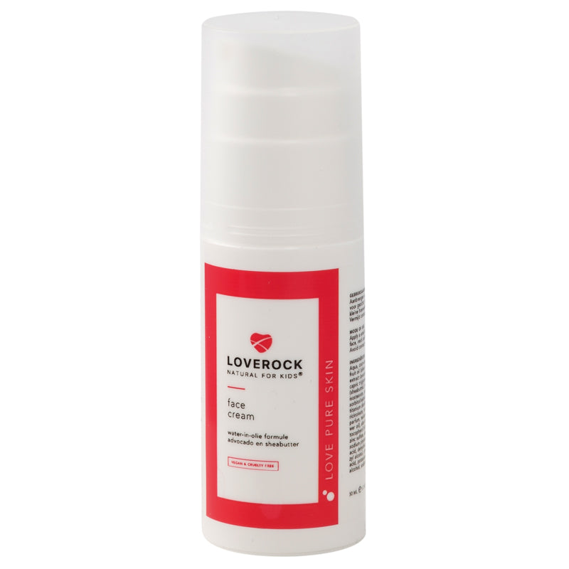 Loverock Love pure skin gezichtscreme kids 50.00 Milliliter