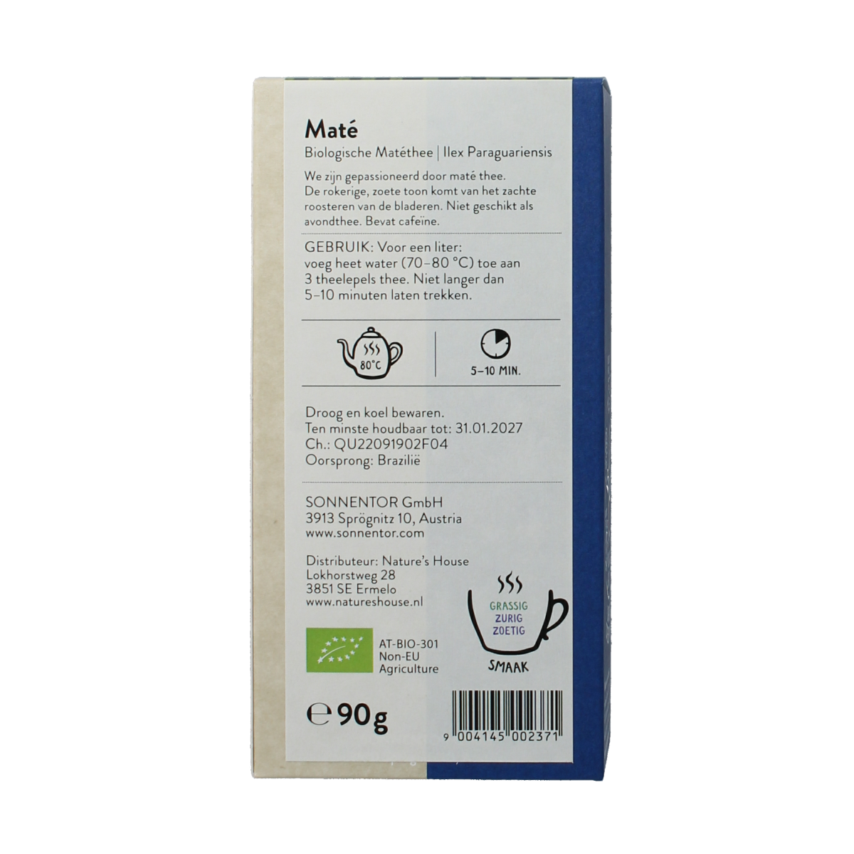 Sonnentor Mate thee los bio 90.00 Gram