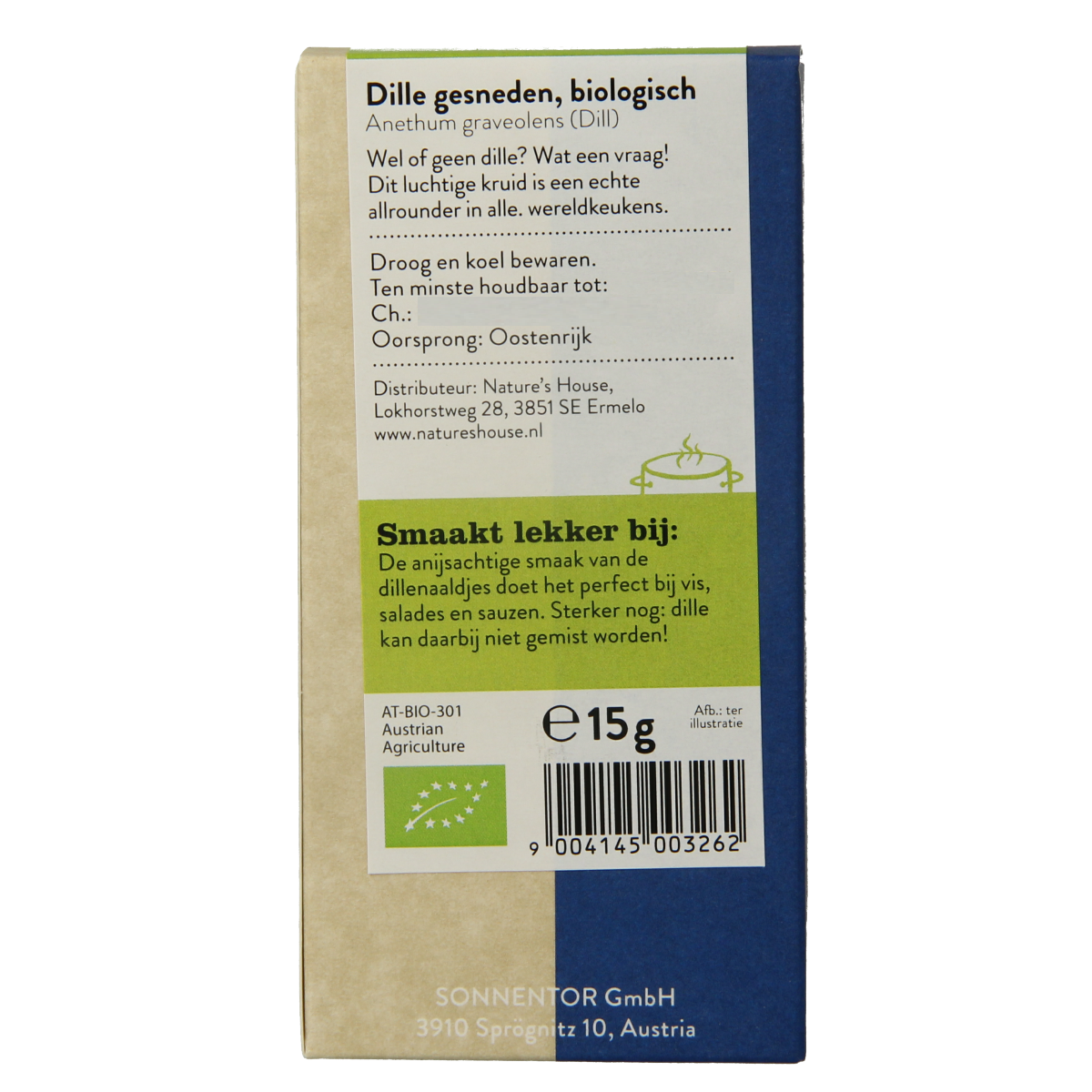 Sonnentor Dille bio 15.00 Gram