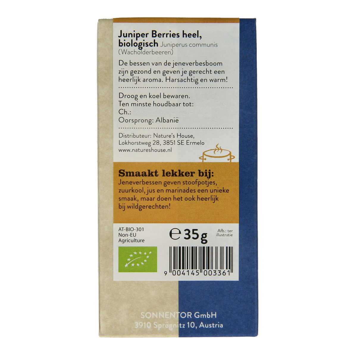 Sonnentor Jeneverbes bio 35.00 Gram