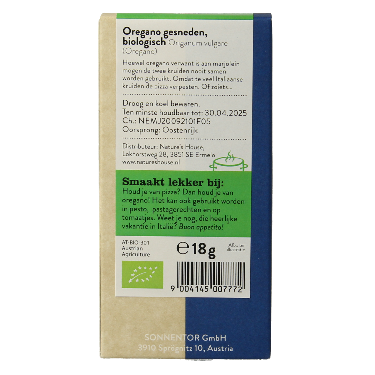 Sonnentor Oregano bio 18.00 Gram