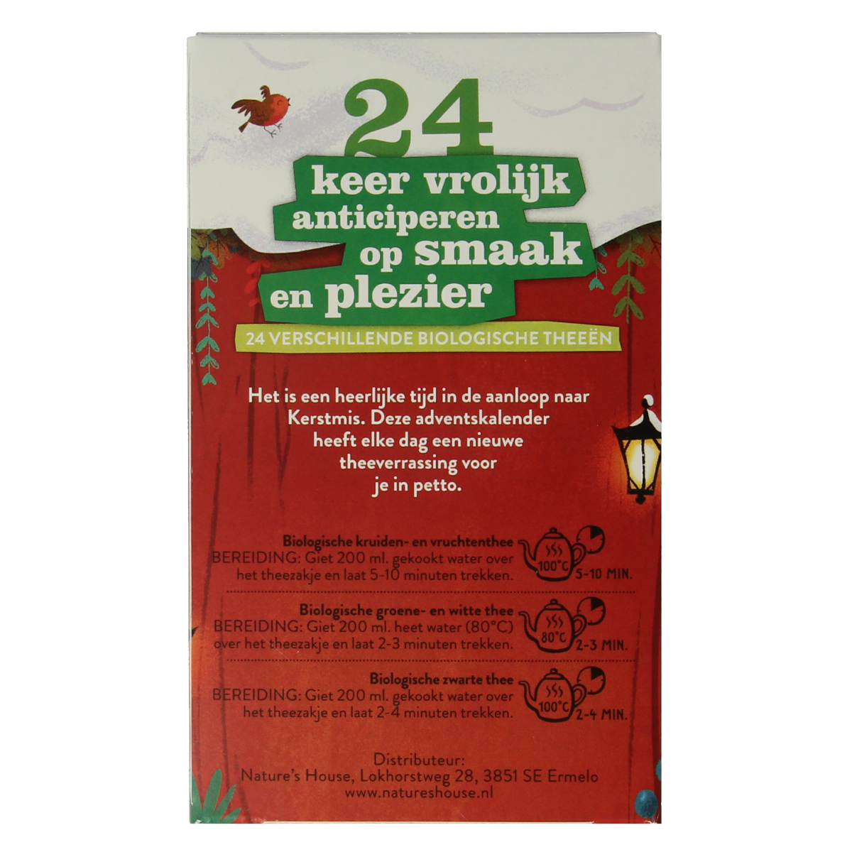 Sonnentor Advent kalender thee bio 24.00 Stuks