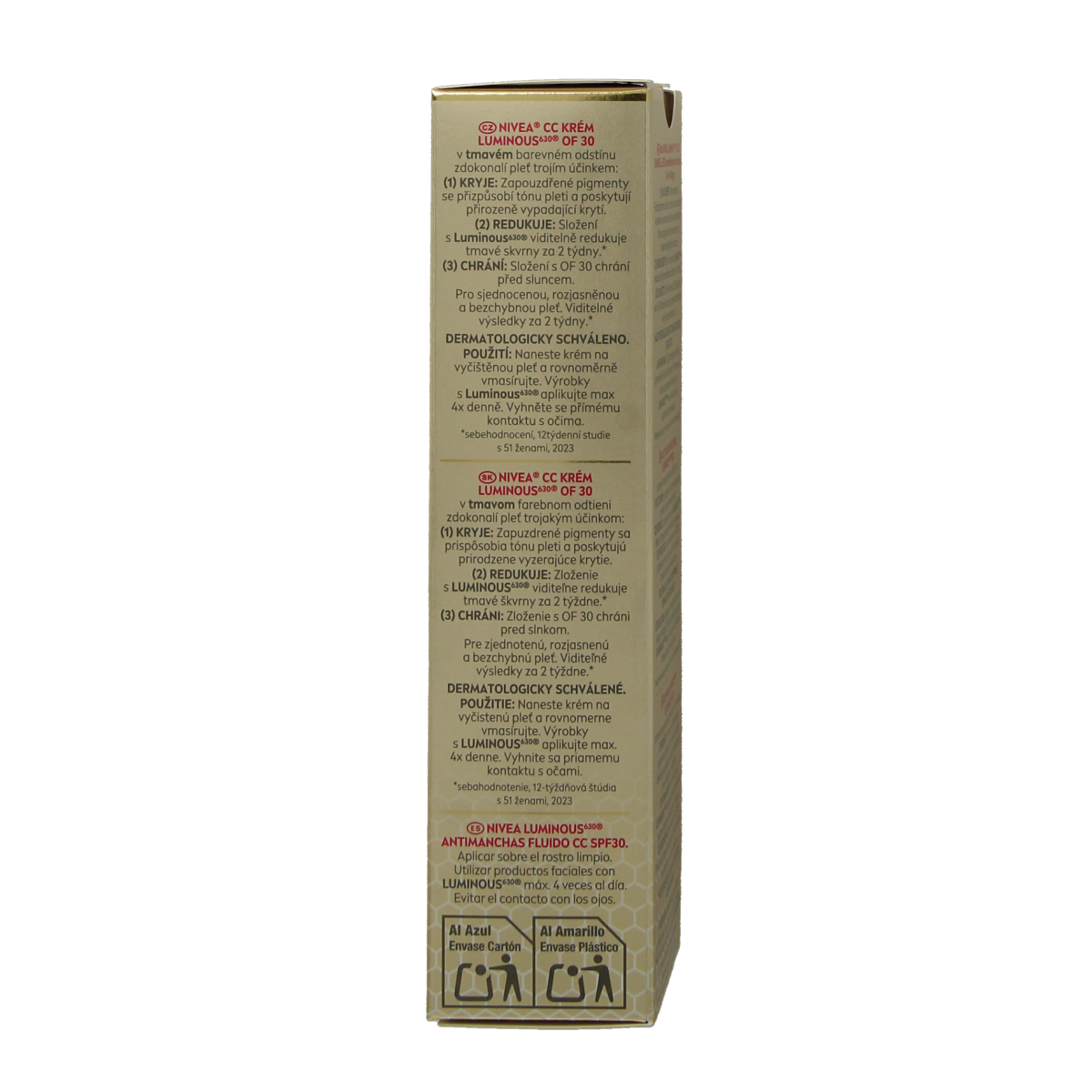 Nivea Cellular luminous 630 fluid dark SPF30 40.00 Milliliter