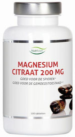 Nutrivian Magnesium citraat 200 mg 100.00 Tabletten