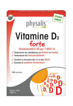 Physalis Vitamine D3 forte 100.00 Capsules