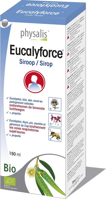 Physalis Eucalyforce siroop bio 150.00 Milliliter