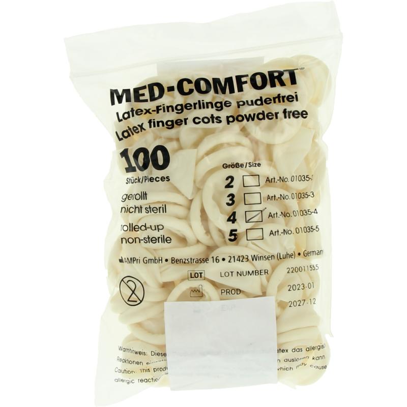 Medeco Vingerling latex maat L 100 Stuks