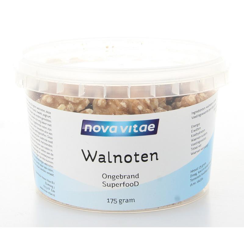 Nova Vitae Walnoten ongebrand raw 175.00 Gram