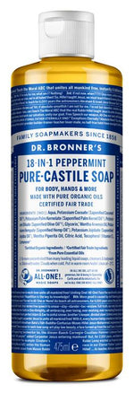Dr Bronners Liquid soap peppermint 475.00 Milliliter