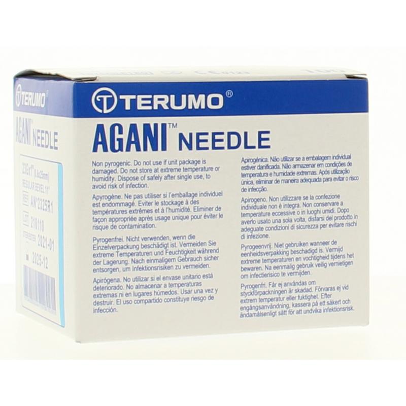 Terumo Injectienaald 0.6 x 25mm 23g blauw 100.00 Stuks