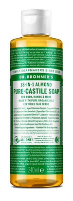 Dr Bronners Liquid soap amandel 240.00 Milliliter
