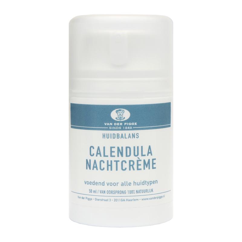 van der Pigge Huidbalans nachtcreme calendula 50.00 Milliliter