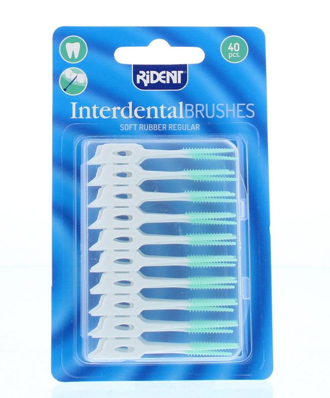Rident Interdental brushes soft rubber 40.00 Stuks