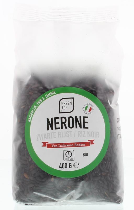 Greenage Zwarte rijst bio 400.00 Gram