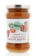 Bionova Sandwichspread tomaat/paprika bio 280.00 Gram
