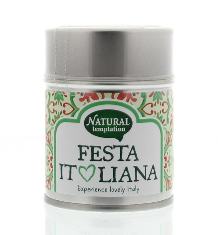 Natural Temptation Fiesta Italiana kruidenmix bio 30.00 Gram