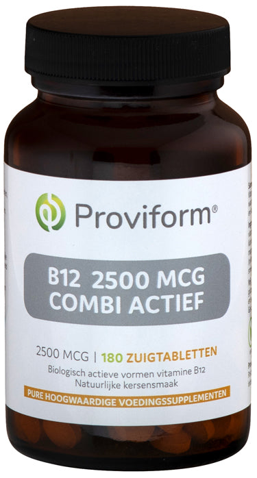 Proviform Vitamine B12 2500mcg combi actief 180.00 Zuigtabletten