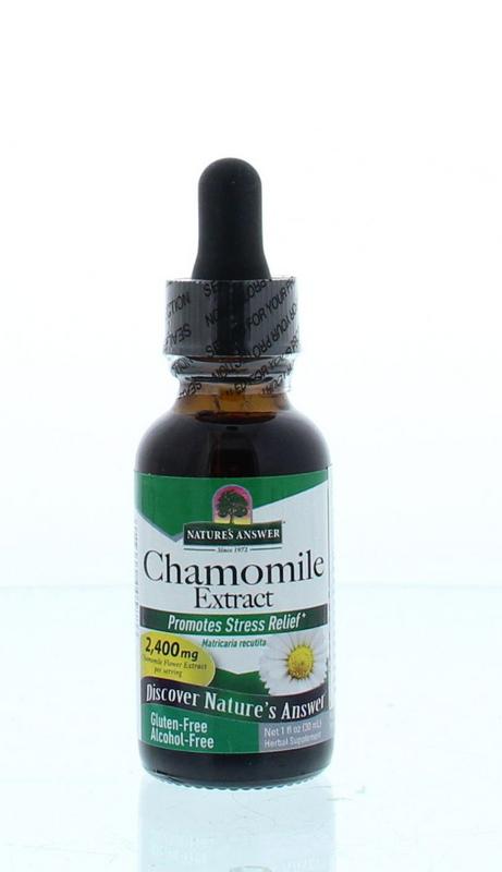 Natures Answer Kamille extract 1:1 alcoholvrij 30.00 Milliliter